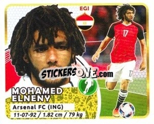 Sticker Elneny - Copa Mundial Russia 2018 n. 74 - GOL
