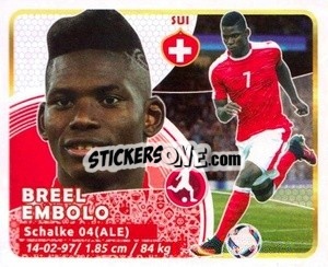 Sticker Embolo - Copa Mundial Russia 2018 n. 336 - GOL
