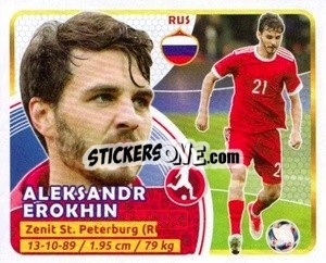Sticker Erokhin - Copa Mundial Russia 2018 - GOL
