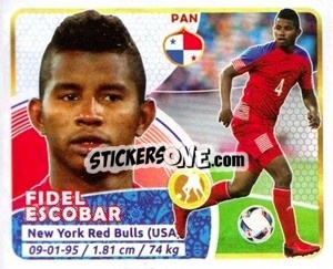 Sticker Escobar - Copa Mundial Russia 2018 - GOL
