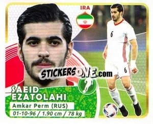 Sticker Ezatolahi - Copa Mundial Russia 2018 - GOL
