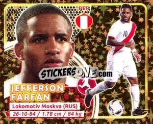 Sticker Farfan - Copa Mundial Russia 2018 - GOL
