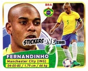 Figurina Fernandinho - Copa Mundial Russia 2018 - GOL
