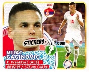 Sticker Gacinovic - Copa Mundial Russia 2018 n. 367 - GOL
