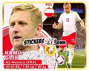 Sticker Glik - Copa Mundial Russia 2018 - GOL
