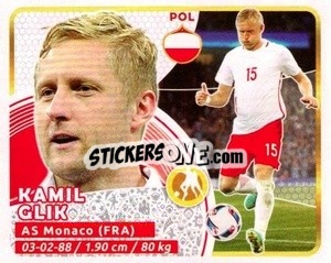 Sticker Glik - Copa Mundial Russia 2018 n. 541 - GOL
