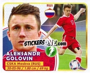 Sticker Golovin - Copa Mundial Russia 2018 - GOL

