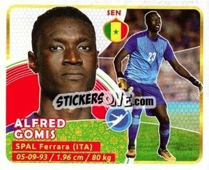 Sticker Gomis - Copa Mundial Russia 2018 n. 557 - GOL
