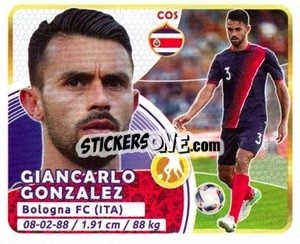Sticker Gonzalez - Copa Mundial Russia 2018 n. 343 - GOL
