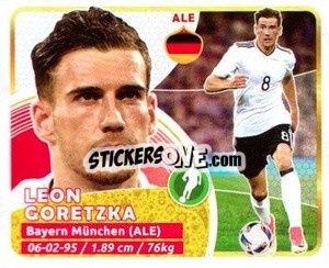 Sticker Goretzka - Copa Mundial Russia 2018 n. 384 - GOL
