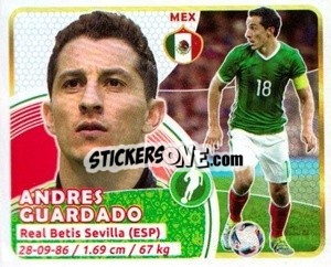 Sticker Guardado - Copa Mundial Russia 2018 n. 402 - GOL
