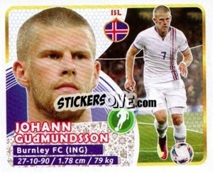 Sticker Gudmundsson - Copa Mundial Russia 2018 - GOL
