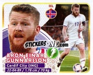 Sticker Gunnarsson - Copa Mundial Russia 2018 n. 275 - GOL
