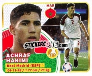 Sticker Hakimi - Copa Mundial Russia 2018 n. 97 - GOL
