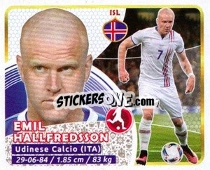 Sticker Hallfredsson - Copa Mundial Russia 2018 n. 281 - GOL
