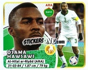 Sticker Hawsawi - Copa Mundial Russia 2018 n. 87 - GOL
