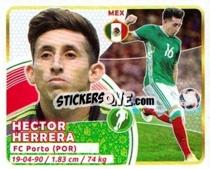 Sticker Hector Herrera - Copa Mundial Russia 2018 n. 403 - GOL
