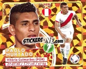 Sticker Hurtado - Copa Mundial Russia 2018 n. 187 - GOL
