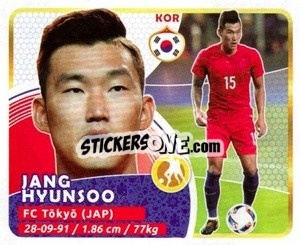 Sticker Hyun-Soo - Copa Mundial Russia 2018 n. 434 - GOL
