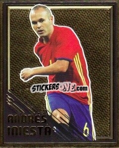 Sticker Iniesta - Copa Mundial Russia 2018 n. 122 - GOL
