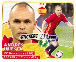 Sticker Iniesta