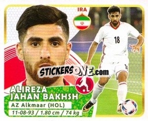 Sticker Jahanbakhsh - Copa Mundial Russia 2018 n. 153 - GOL
