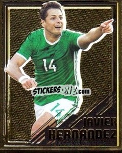 Sticker Javier Hernandez - Copa Mundial Russia 2018 n. 392 - GOL
