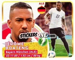 Sticker Jérôme Boateng - Copa Mundial Russia 2018 n. 383 - GOL
