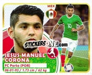 Sticker Jesus Corona - Copa Mundial Russia 2018 n. 409 - GOL
