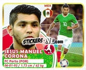 Sticker Jesus Corona - Copa Mundial Russia 2018 - GOL
