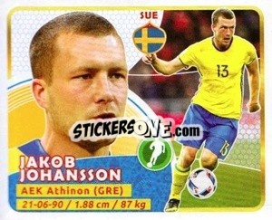 Sticker Johansson - Copa Mundial Russia 2018 n. 420 - GOL
