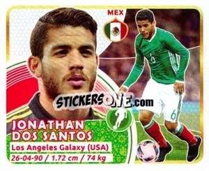 Sticker Jonathan dos Santos - Copa Mundial Russia 2018 - GOL
