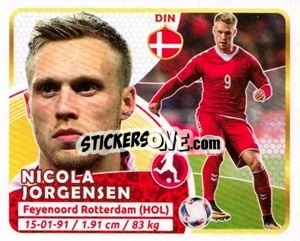 Sticker Jörgensen - Copa Mundial Russia 2018 n. 207 - GOL
