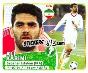 Sticker Karimi - Copa Mundial Russia 2018 n. 149 - GOL
