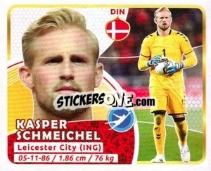 Sticker Kasper Schmeichel - Copa Mundial Russia 2018 n. 197 - GOL
