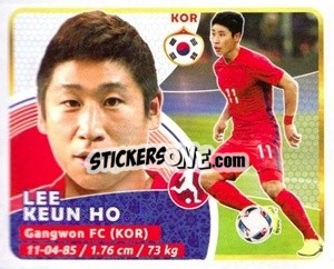 Sticker Keun-Ho - Copa Mundial Russia 2018 n. 444 - GOL
