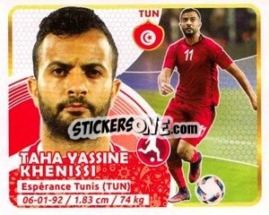 Sticker Khenissi - Copa Mundial Russia 2018 n. 514 - GOL
