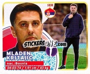 Sticker Krstajic - Copa Mundial Russia 2018 - GOL
