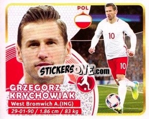 Sticker Krychowiak - Copa Mundial Russia 2018 - GOL
