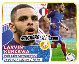 Sticker Kurzawa - Copa Mundial Russia 2018 n. 163 - GOL
