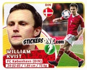Figurina Kvist - Copa Mundial Russia 2018 n. 202 - GOL
