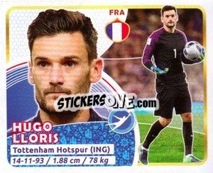 Sticker Lloris - Copa Mundial Russia 2018 - GOL
