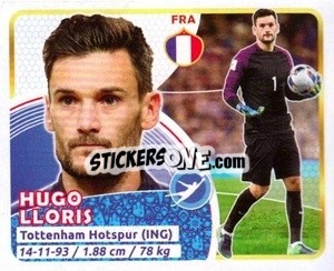 Sticker Lloris - Copa Mundial Russia 2018 n. 161 - GOL
