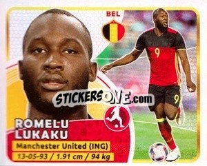 Sticker Lukaku - Copa Mundial Russia 2018 n. 459 - GOL
