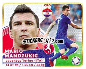 Sticker Mandzukic - Copa Mundial Russia 2018 n. 263 - GOL
