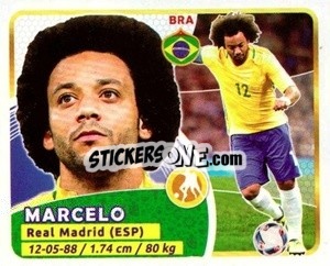 Sticker Marcelo - Copa Mundial Russia 2018 n. 310 - GOL
