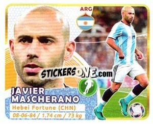 Sticker Mascherano - Copa Mundial Russia 2018 n. 238 - GOL
