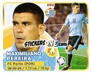 Sticker Maxi Pereira - Copa Mundial Russia 2018 n. 53 - GOL
