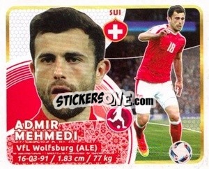 Sticker Mehmedi - Copa Mundial Russia 2018 n. 337 - GOL
