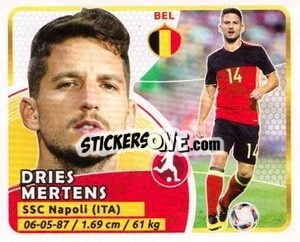 Sticker Mertens - Copa Mundial Russia 2018 n. 460 - GOL
